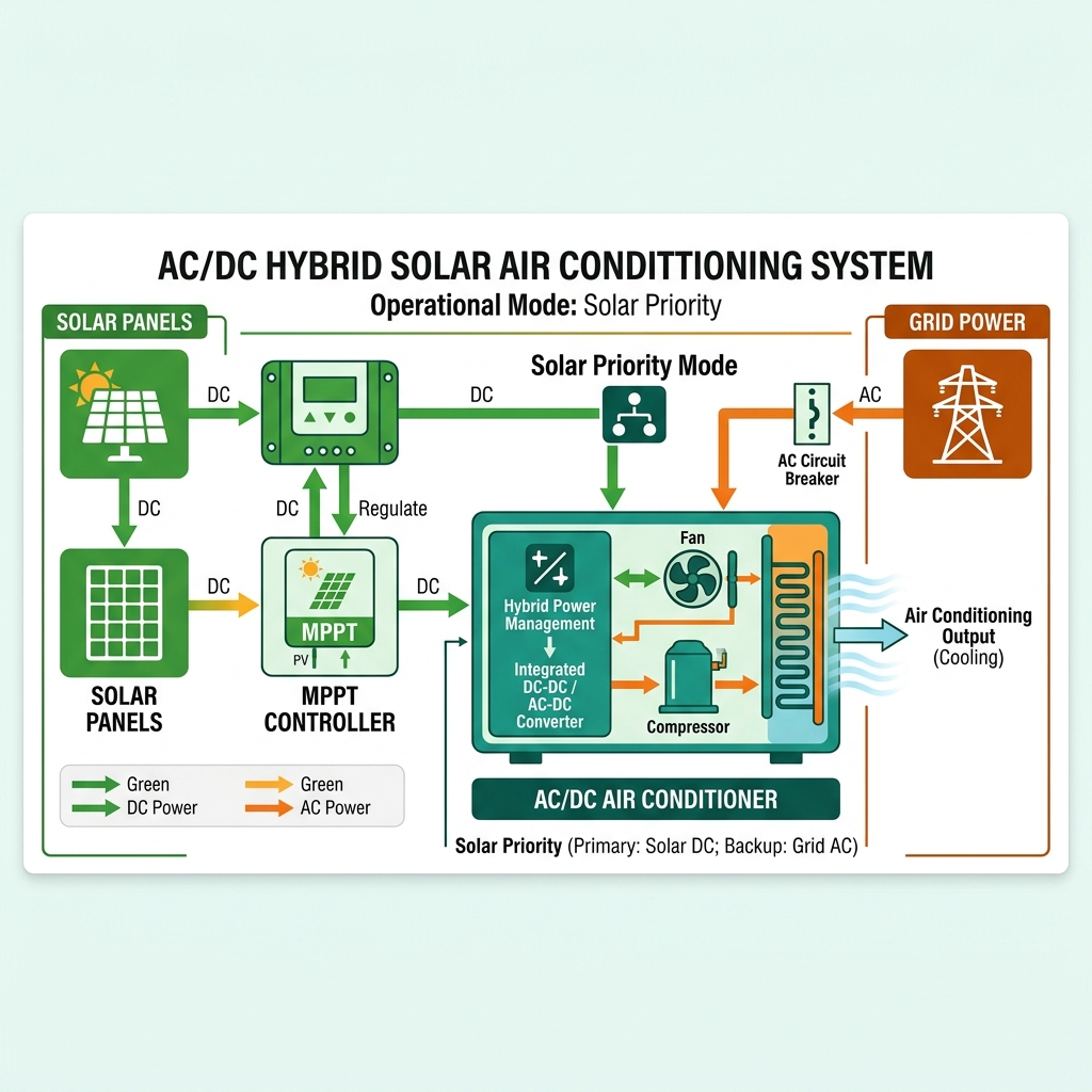 Mode B - AC/DC Hybrid Diagram