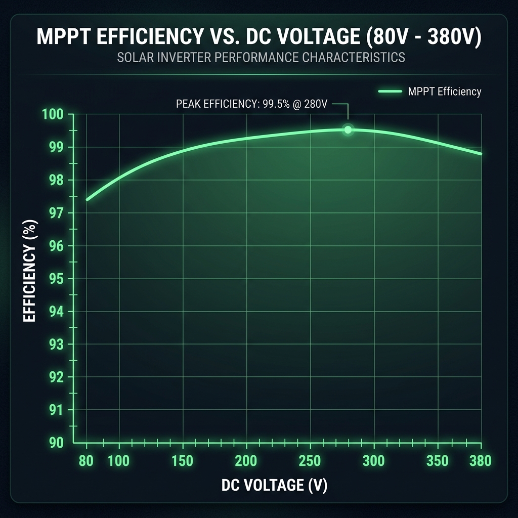MPPT Efficiency Curve