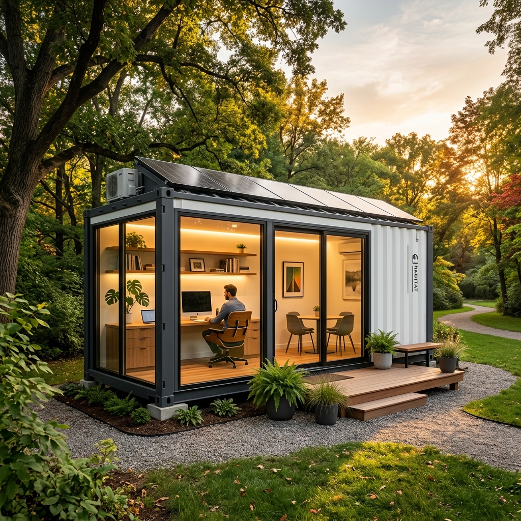 Solar Office Exterior